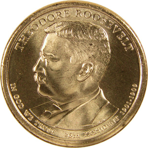 2013 P Theodore Roosevelt Presidential Dollar BU Uncirculated $1 Coin Master Coins