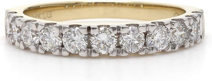 14K Yellow Gold Lab-Grown Diamond Wedding Ring Band (1.00 Cttw, F-G Color, VS-SI Clarity)