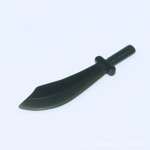 Natural Hetian Jade Sapphire Broadsword Pendant Mini Seiko Carved Qinghai Material Black Sapphire Pendant Mountain Material Jade Sword