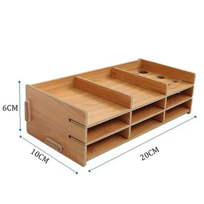 Diamond Painting Tool Tray Point Drill Pen Wood Organizer Holder Detachable Diamond Embroidery Accessories