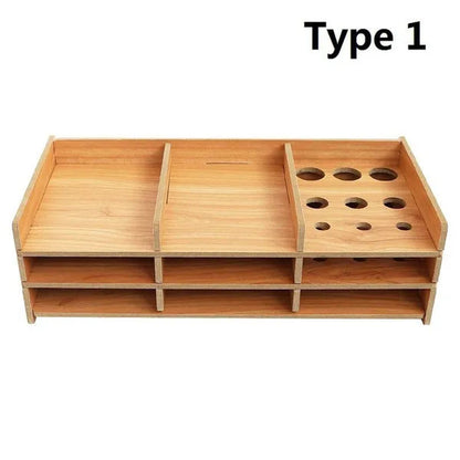 Diamond Painting Tool Tray Point Drill Pen Wood Organizer Holder Detachable Diamond Embroidery Accessories