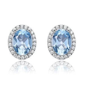 Majesty Diamonds MDS210249 Pear Green Nano Emerald Dangle & Drop Earrings in 0.925 White Sterling Silver