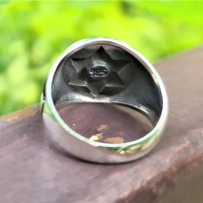 Fashion Antique Silver Color Engraved Delicate Ring Holiday Party Anniversary Couple Jewelry Gift