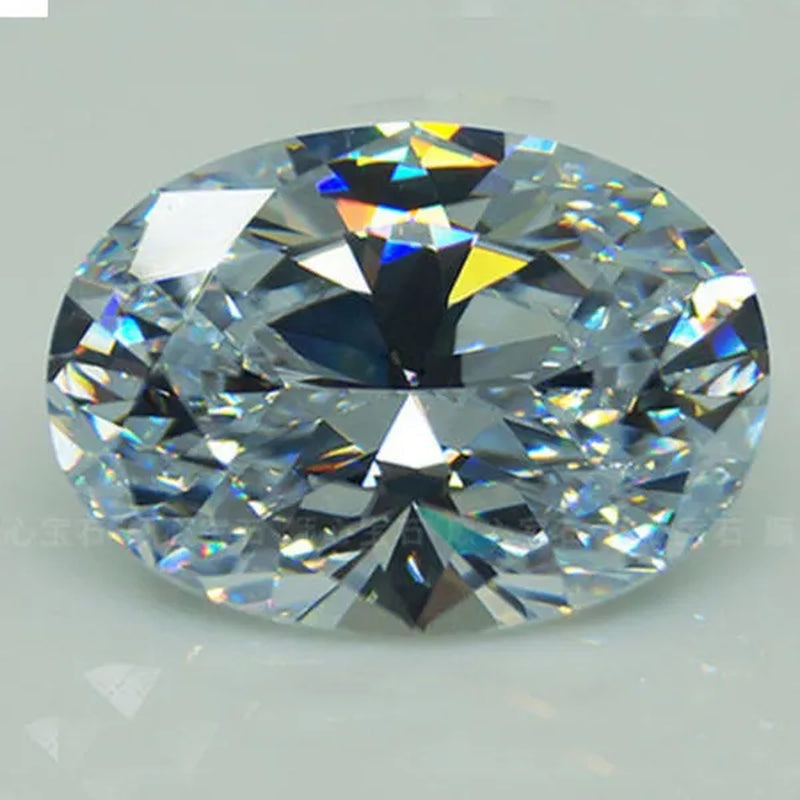 HUGE Unheated 58.73ct White Sapphire 18X25mm Oval Cut AAAAA VVS1  LOOSE GEMSTONE