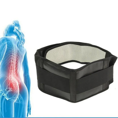 Tourmaline Self-heating Magnetic Therapy Waist Support Belt Lumbar Back Waist Support Brace Double Banded Adjustable Size