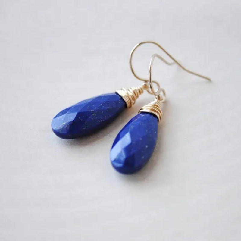 Lapis Lazuli Earrings  Lapis Earrings  Blue Lapis Earrings  Lapis Lazuli Jewelry