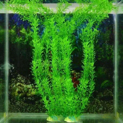 5Pcs 30cm Artificial Fake Plastic Water Grass Plants for Fish Tank Aquarium Decoration