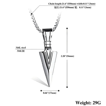 Long Chain Necklace Mens Alloy Necklaces Fashion Jewelry Gold Black Silver Color Pendant