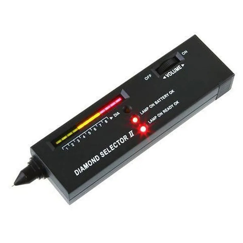 1PC LED Diamond Indicator Test Pen Diamond Tester Gemstone Gem Selector Jewelry Watcher Tool (Without Battery)