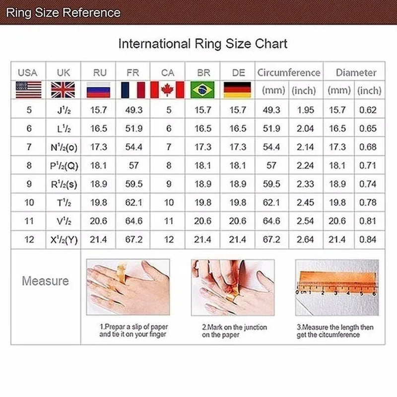 Classic Luxury Woman Fashion Carved Totem Pattern Jewelry Engagement Ring Bride Wedding Jewelry Anniversary Birthday Party Christmas Gift Ring Size US4-12