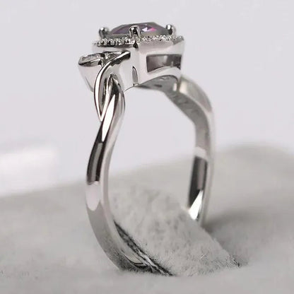 Fashion 925 Silver Triangle Cut Topaz Diamond Rings for Women Bridal Romantic Engagement Proposal Fine Jewelry