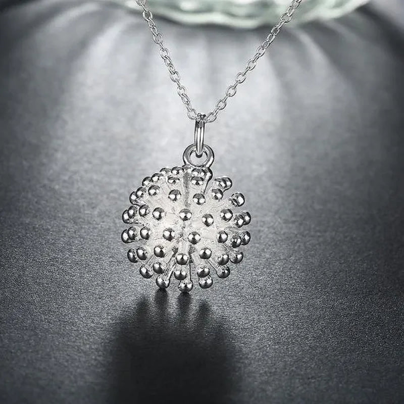 Luxury 925 Sterling Silver Necklace Earring Bracelet Rings Jewelry Set for Women Snowflake Pendant Bangle Hot Charm Fashion Party Gift