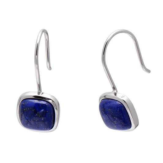 Natural Lapis Lazuli Sterling Silver Earrings for Women