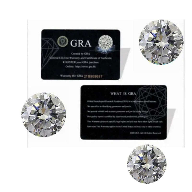 Excellent Loose Gemstones Moissanite Diamond Best G-H Color  Undefined Cut Gem Stone For Jewelry Diamond Ring