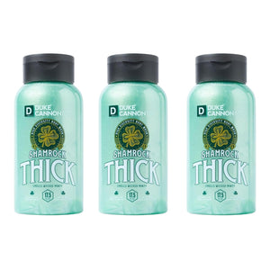 Duke Cannon Shamrock THICK Wicked Minty Body Wash – Extra-Thick, Hydrating Men'S Body Wash with Refreshing Mint Scent, 17.5 Oz (Pack of 3)