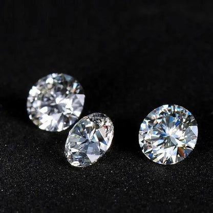 Round brilliant diamond-cut Moissanite bulk jewelry