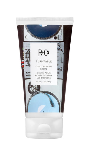 Turntable Curl Defining Cream | Lightweight Moisturizer for Defined + Shiny Curls | Vegan + Cruelty-Free | 5 Fl Oz