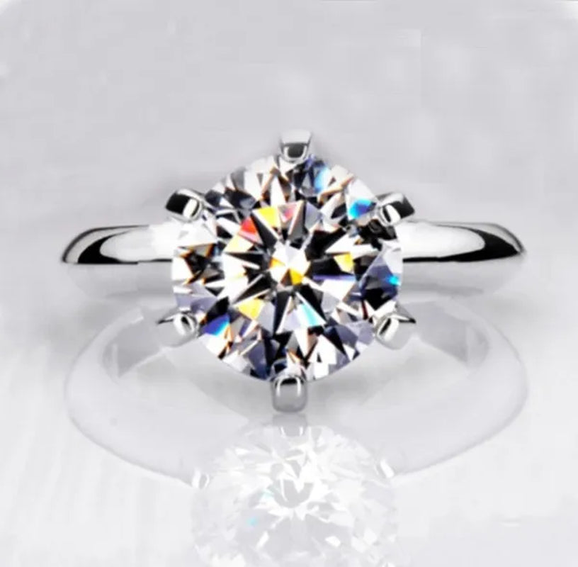 3.5ct Size 6-10 amazing Princess  silver cut White Sapphire &Pink Sapphire &Topaz Engagement Ring