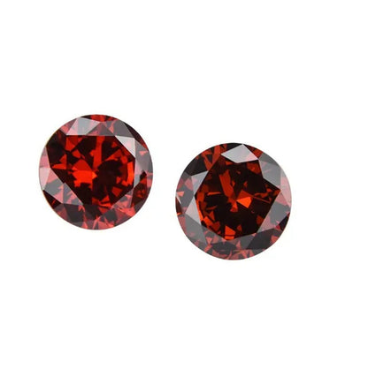 Natural Cutting Round Tanzania Sapphire ruby Corundum Spinel Mosaic Jewelry DIY Blue red Gem AAAAA