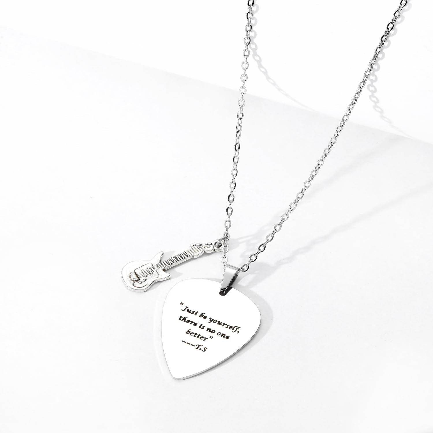 Quotes Guitar Pick Necklace Outfits Jewelry Accessories Inspired Fans Gift Merch