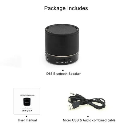 Betron Wireless Portable Travel Bluetooth Speaker Supper Bass BOOM BOX W/ LED Flash Light（Black）
