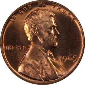 1965 Lincoln Memorial Cent Penny Coin Master Coins