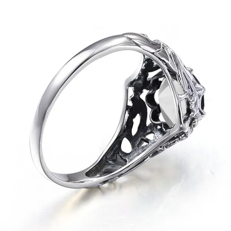 2017 Romantic Antique Female Ring 2Ct AAAAA White Created Zircon 925 Sterling Silver Engagement Wedding Band Ring for Women