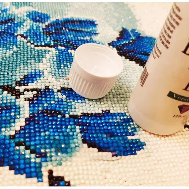 120ml Diamond Painting Sealer. Fast-Drying, Permanent Hold & Shine. DIY Conserver for 5D Diamond Painting & Puzzle Sets