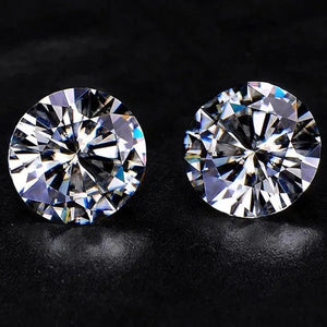 Round Brilliant Cut 1.0Ct Carat 6.5Mm E F Color Moissanites Loose Stone Ring Jewelry Bracelet Material High Quality