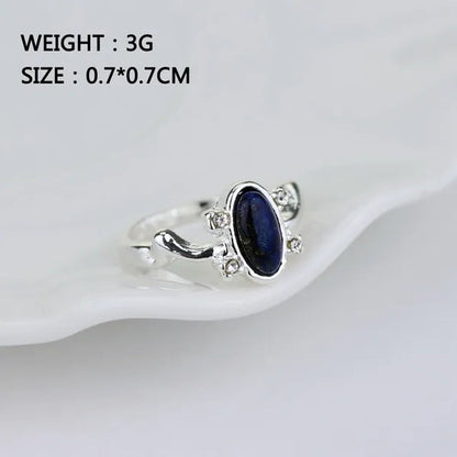 Vampire Diaries Elena with the Same Crystal Cat Eye Diamond Ring Size 6 ~ 12
