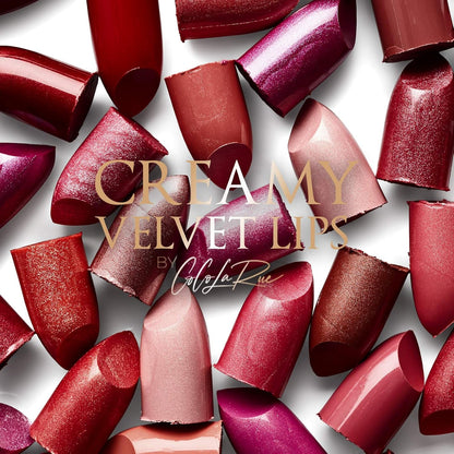 Coco La Rue Creamy Velvet Lipstick Lustrous Mauve Lipstick, High-Shine Plumping Lip Balm, Hydrating Lip Color (CLR-C 290 Taupe)