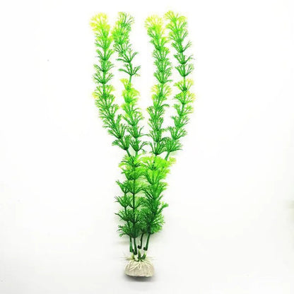 5Pcs 30cm Artificial Fake Plastic Water Grass Plants for Fish Tank Aquarium Decoration