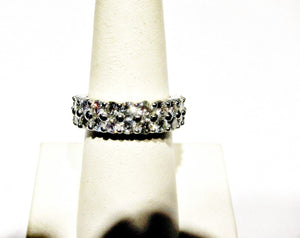 TWO ROW DOUBLE COMMON PRONG SET ROUND BRILLIANT SET