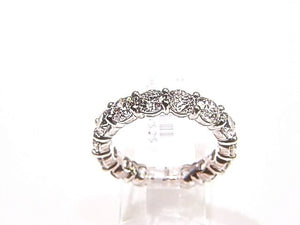 DIAMOND 15 ROUND BRILLIANT SHAPE ETERNITY BAND HAND MADE BAND DIAMOND ETERNITY