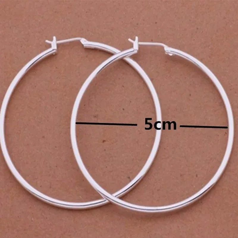 Delysia King Large Circle Earrings
