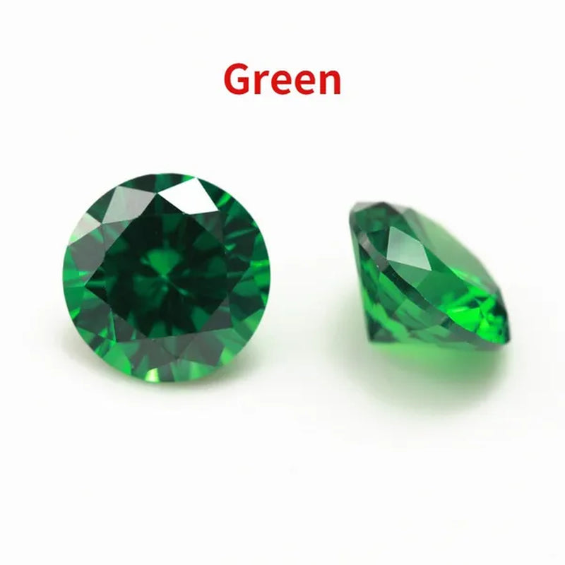 Round Brilliant Cut 5.0mm To 12.0mm D Color Moissanites Loose Stone Diamond Ring Jewelry Bracelet Material High Quality