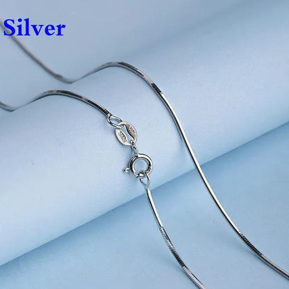 Women's Jewelry 16-inch-30-inch Single-layer Necklace Popular Style Snake Chain Metal Chain Necklace Girl Party Gift