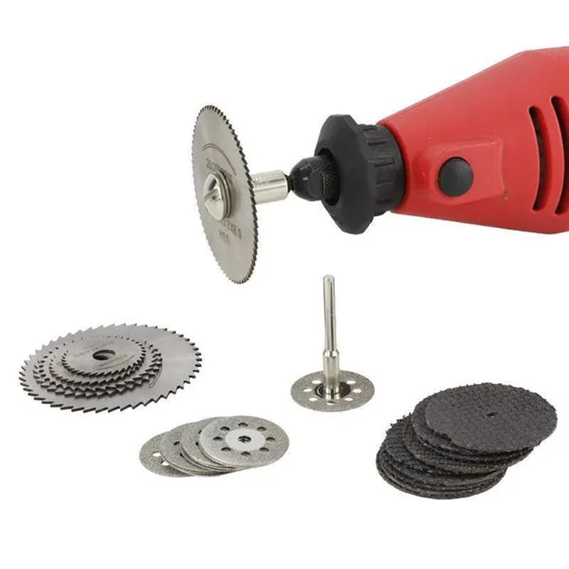 7/32 Pcs Diamond Saw Blade Set HSS Mini Circular Saw Blade for Dremel Rotary Tools Resin Cut-Off Wheels Diamond Cutting Discs
