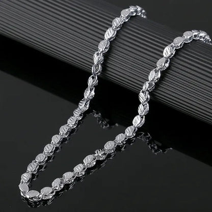 Thick Chain Length 53cm Width 4mm Ethiopian Necklace 18K Gold Plated African Eritrea Chunky Necklace