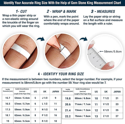925 Sterling Silver 9X7MM Oval Gemstone Birthstone Solitaire Engagement Ring | Wedding Engagement Anniversary Promise Ring for Women | Available in Size 5, 6, 7, 8, 9