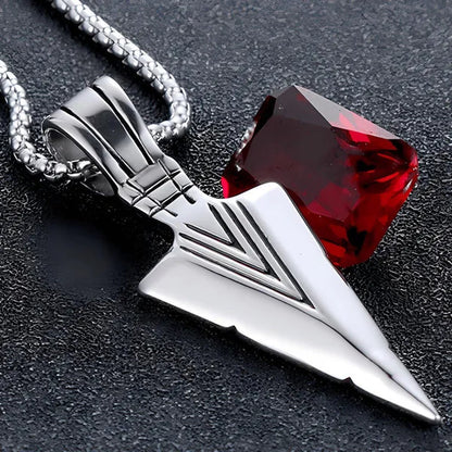 Long Chain Necklace Mens Alloy Necklaces Fashion Jewelry Gold Black Silver Color Pendant