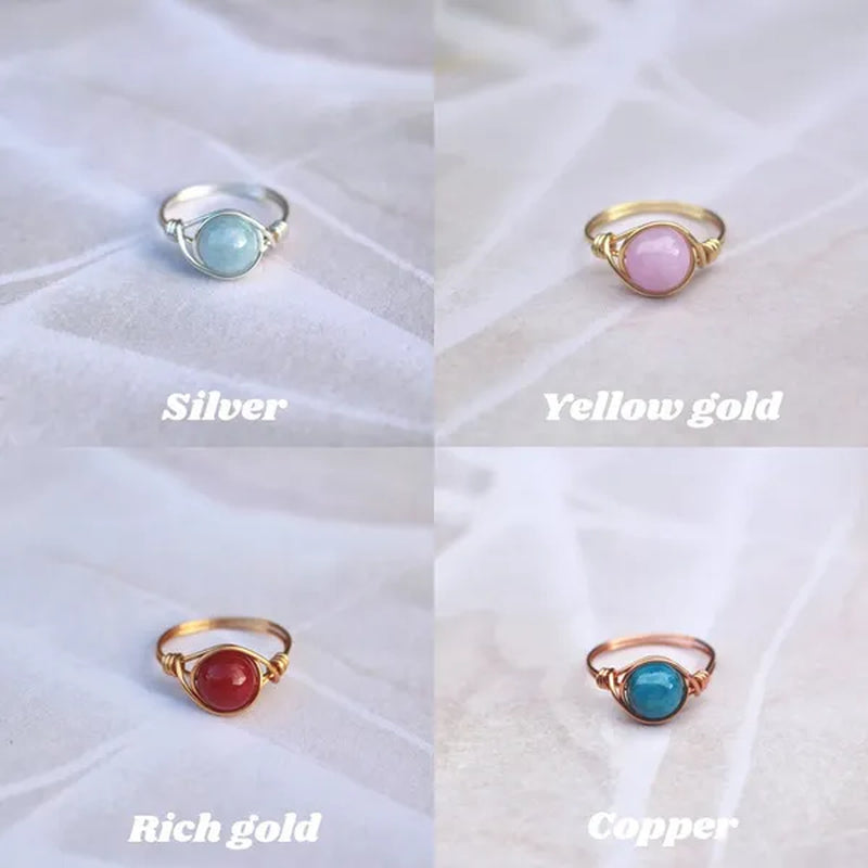 Citrine Ring, Citrine Gemstone Jewelry, Citrine Stone Ring, Gold Citrine Ring, Wire Wrapped Ring, Wire Ring, Gemstone Ring, Statement Ring