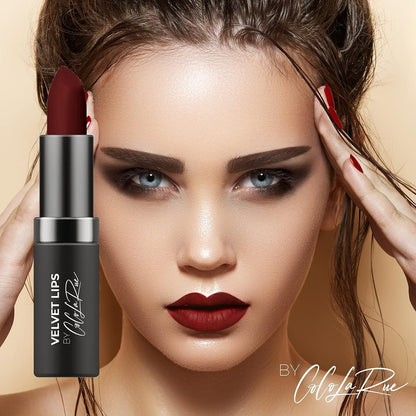 Coco La Rue Creamy Velvet Lipstick Lustrous Mauve Lipstick, High-Shine Plumping Lip Balm, Hydrating Lip Color (CLR-C 290 Taupe)