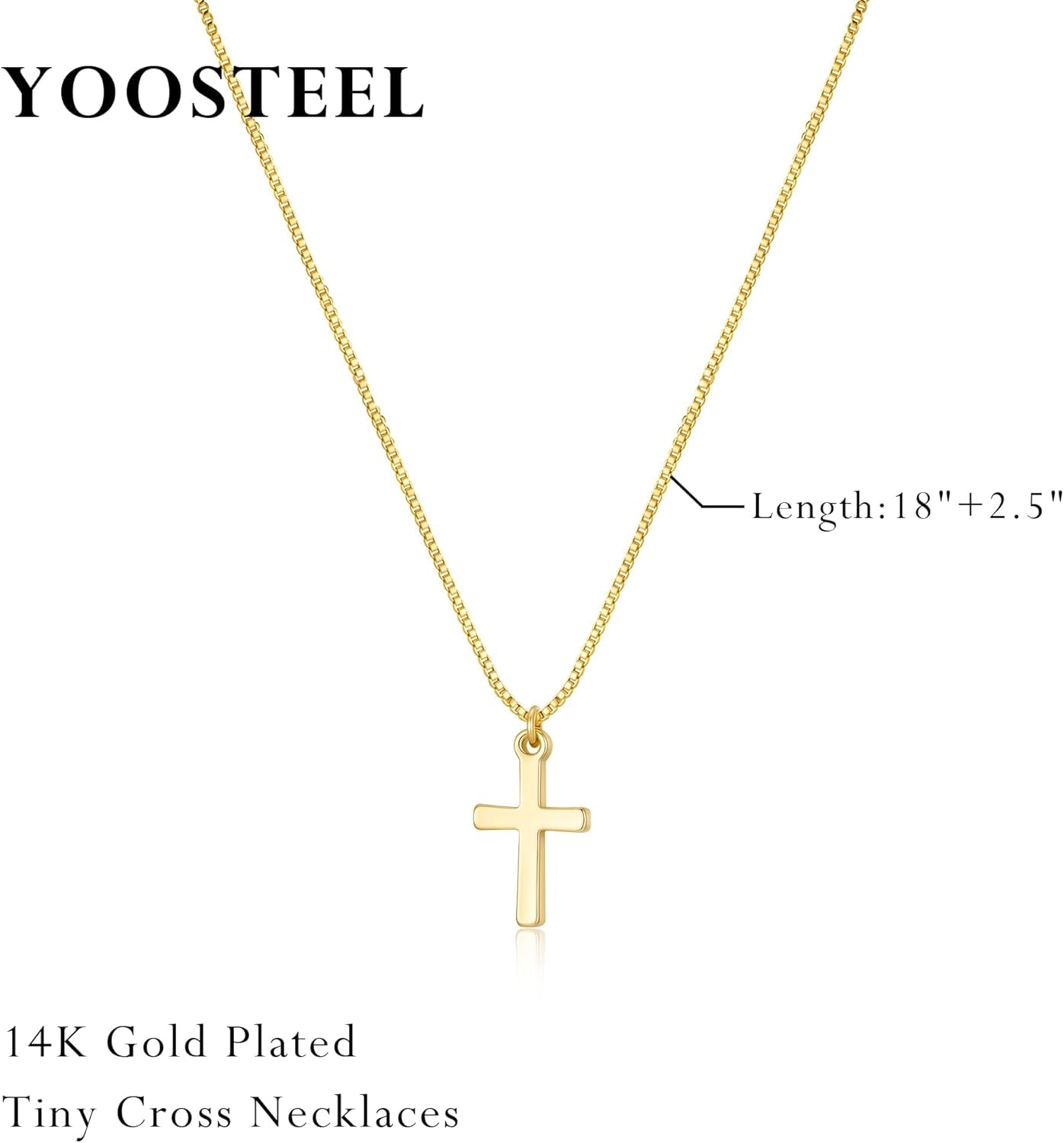 Valentines Gifts for Her Teen Girls Kids - Valentines Day Cross Necklace Dainty 14K-Gold-Plated Cross Pendant Necklaces Simple Tiny Necklace Christian Religious Easter Jewelry Gift for Teenage Girl Women