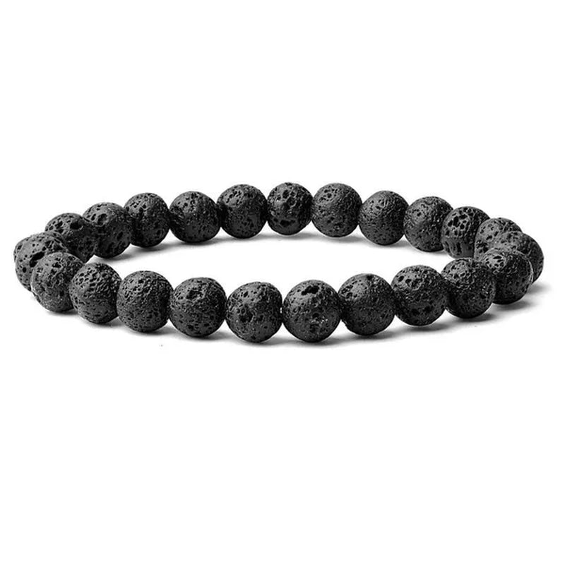 6Mm 8Mm Natural Stone Chakra Beaded Charm Bracelets Tiger Eye Amethyst Lapis Lazuli round Beads Bracelet Women Yoga Jewelry