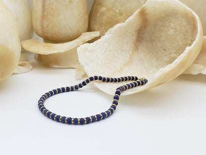 Lapis Lazuli Sumerian Necklace - 16"