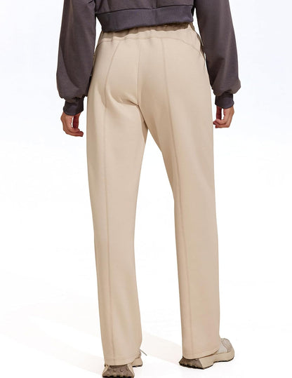 Womens Straight Leg Sweatpants Casual Athletic Workout Pants Stretch Soft Lounge Pants with Pockets