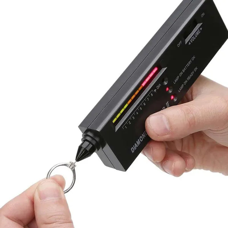 Jewellery Diamond Hardness Meter Gemstone Gem Tester Selector  LED Diamond Indicator Test Pen  Audio Portable  Jewelry Tester Tool