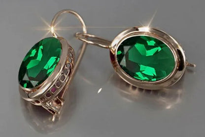 New Fashion 1 Pair Exquisite 1.25ct Round Cut Garnet Ruby Stud Earrings Casual 18 K Yellow Gold Earrings Banquet Jewelry Earrings for Women