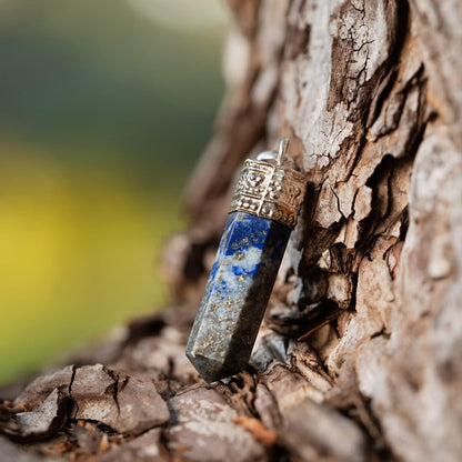 Crystal Pendant Necklace - Handmade with Ethically Sourced Crystal Healing Necklace - Authentic Jewelry for Men & Women